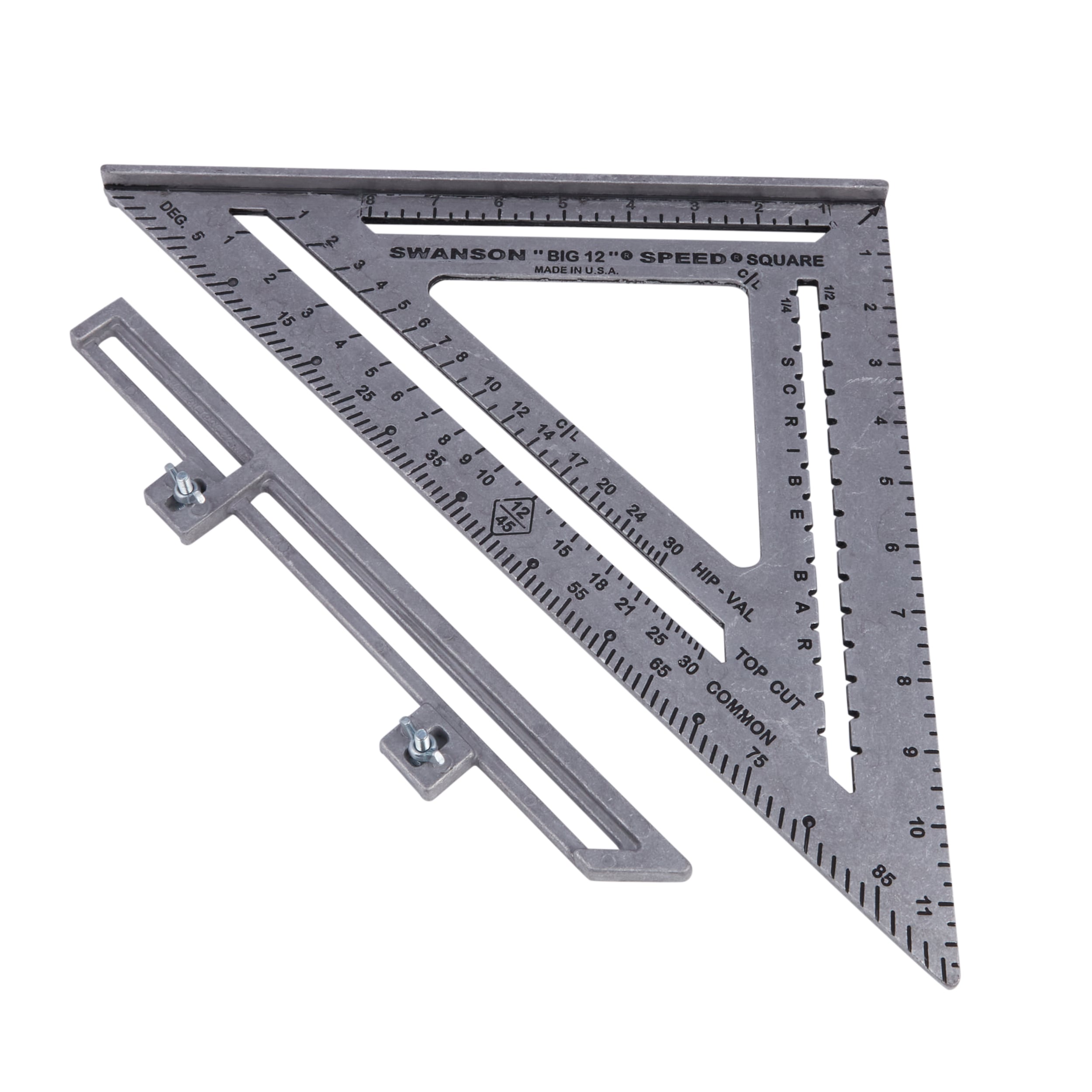Swanson Tool 12in. The Big 12 Speed Square With Layout Bar S0107 - Image 1