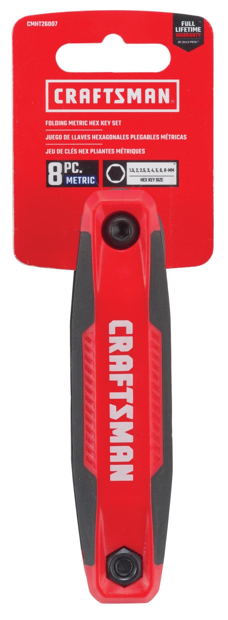 CRAFTSMAN Assorted Metric 8 -Pieces Hex key set - Image 1