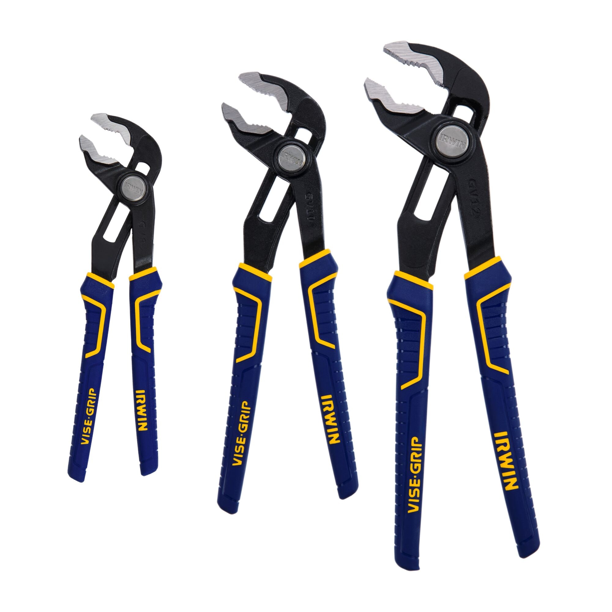 IRWIN VISE-GRIP GrooveLock Pliers Set, V-Jaw, 3-Piece (2078710) - Image 1