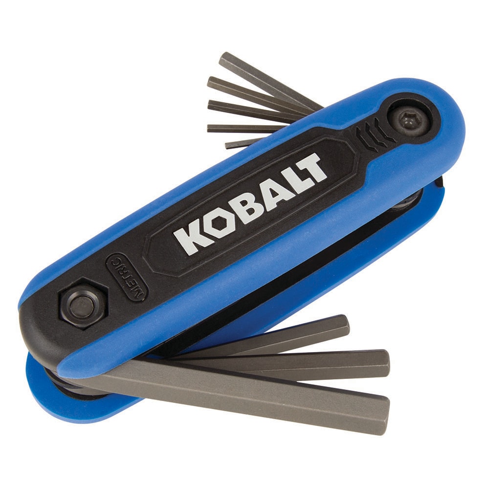 Kobalt Folding Assorted Metric 8 -Pieces Hex key set - Image 1