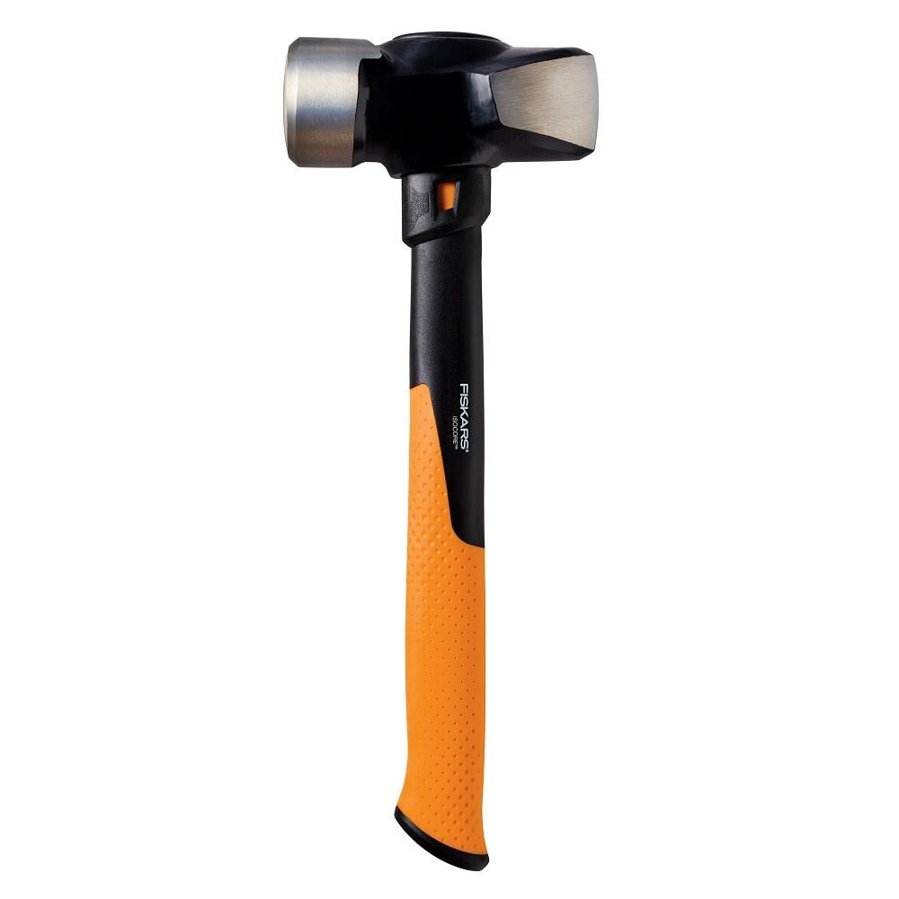 Fiskars Pro IsoCore 4 Lbs 14 Inch Steel Club Hammer, Black and Orange - Image 1