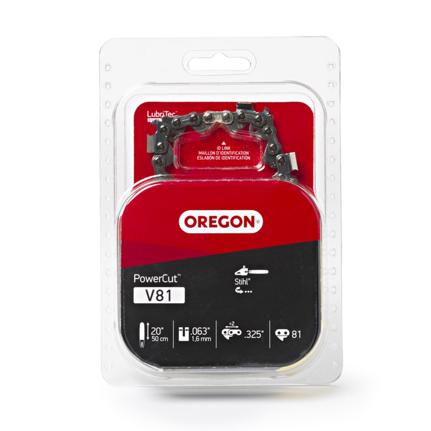 Oregon PowerCut V81 20 in. 81 links Chainsaw Chain - Image 1