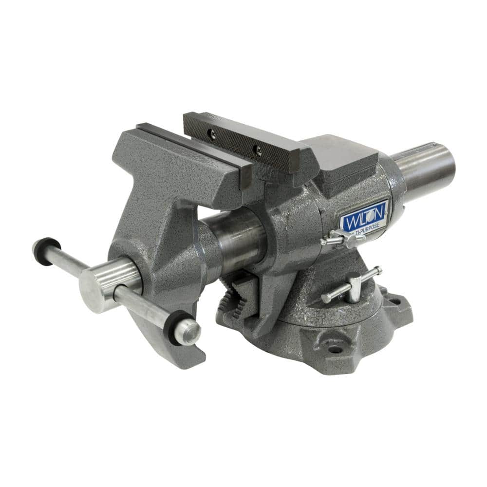 Wilton Multi-Purpose Bench Vise, 5-1/2" Jaw Width, 5" Max Jaw Opening, 2-3/4" Throat (Model 550P) - Image 1