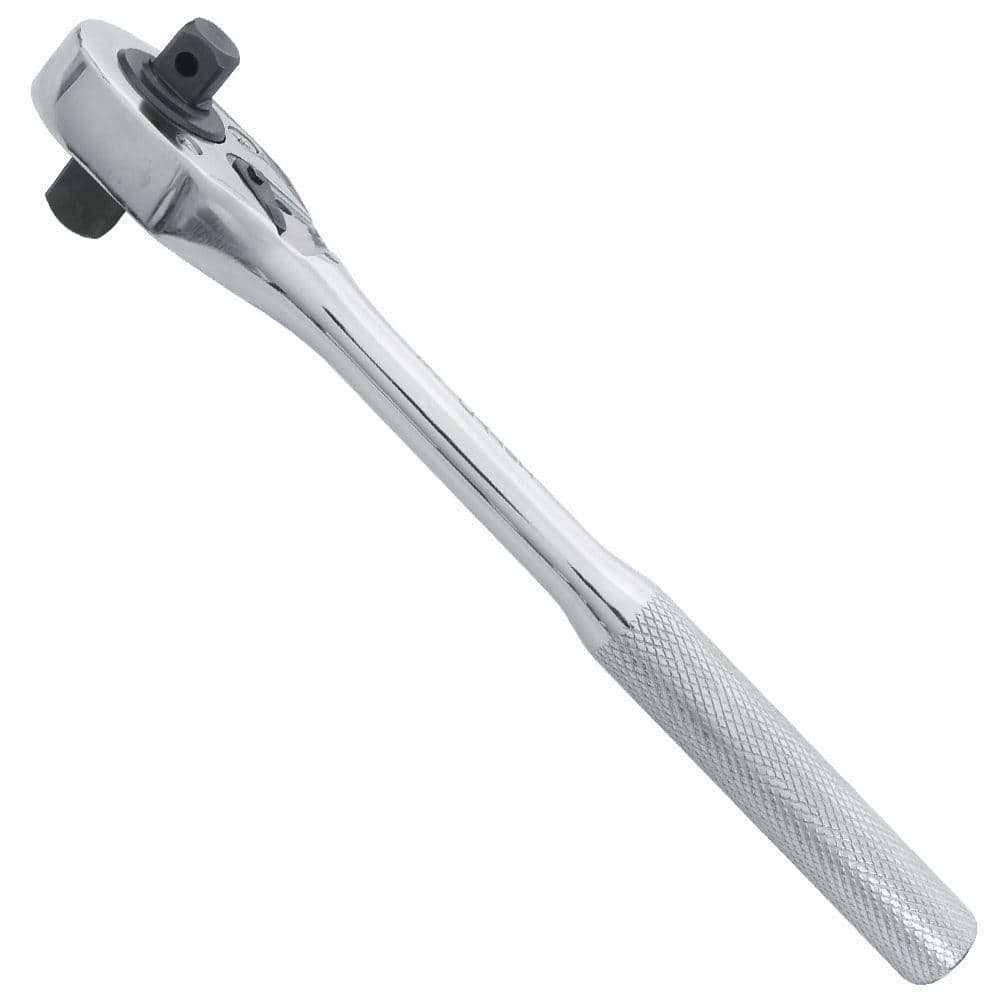1/2 in. Drive X 3/8 in. Drive (Double Drive) Reversible Chrome Ratchet - Image 1