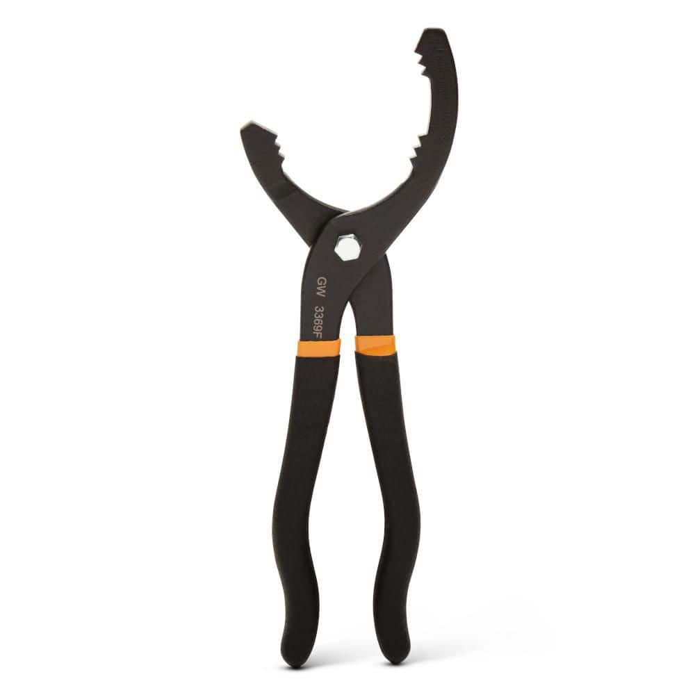 2-1/2 in. x 3-1/4 in. Fixed Joint Oil Filter Wrench Plier - Image 1