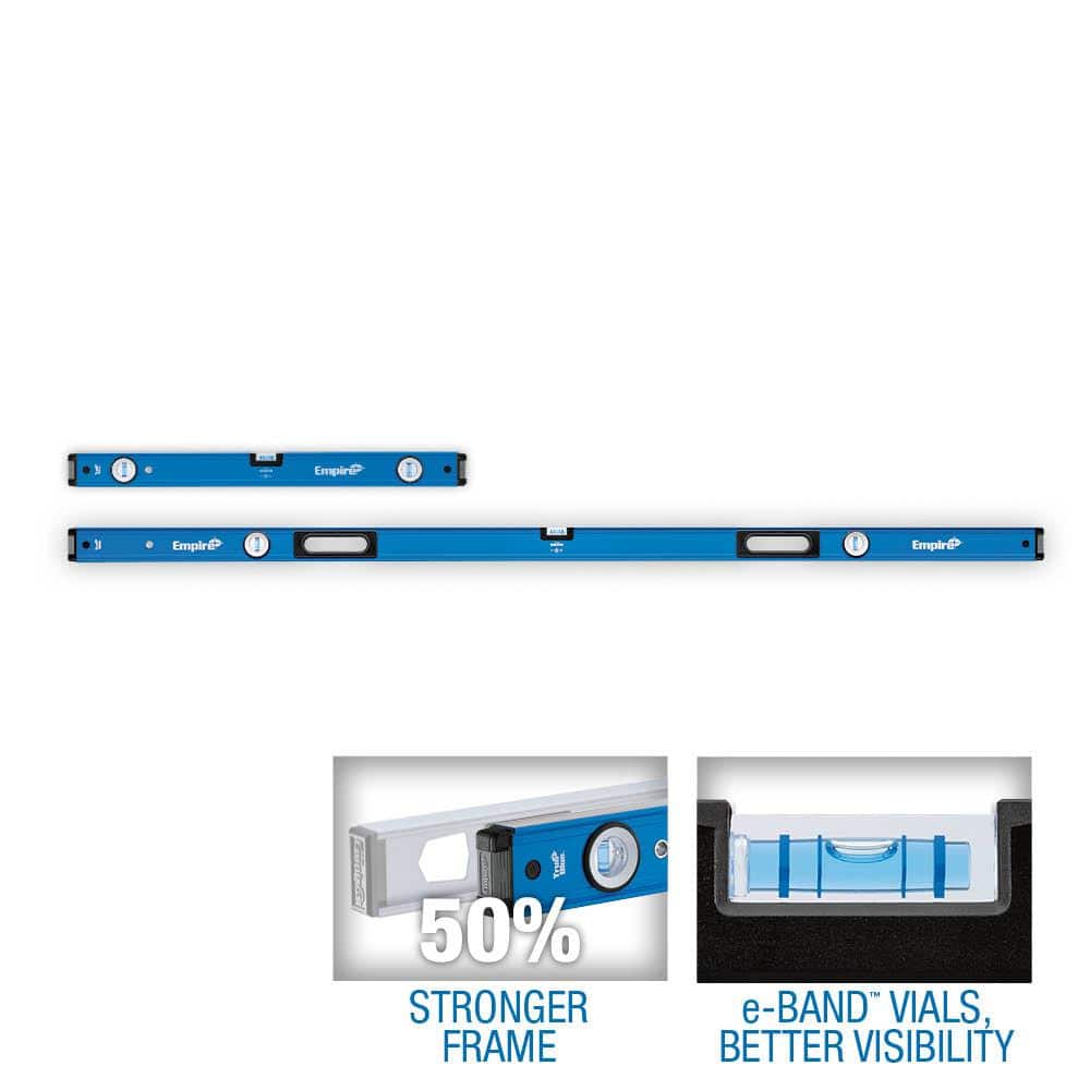 Empire Level 32 In. & 78 In. True Blue Box Level Jamb Set - Image 1