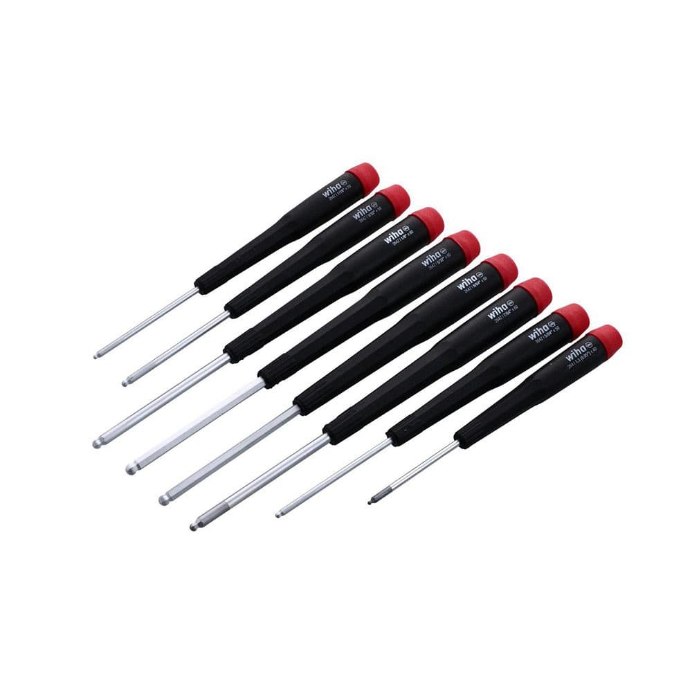 Precision Ball End Hex Screwdriver Set-Inch (8-Piece) - Image 1