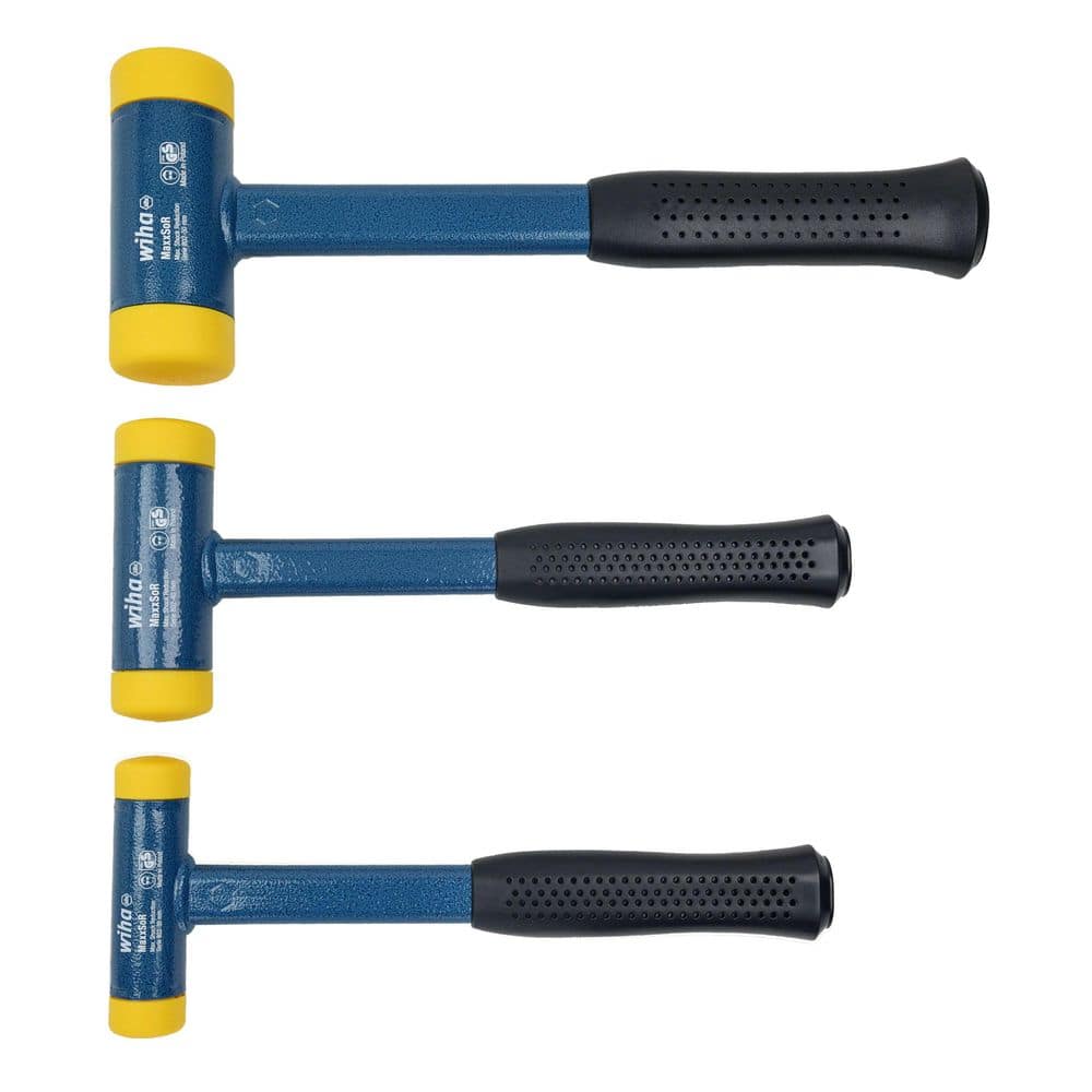 Dead Blow Hammer Set 30 mm, 40 mm, 50 mm ( 3-Piece) - Image 1