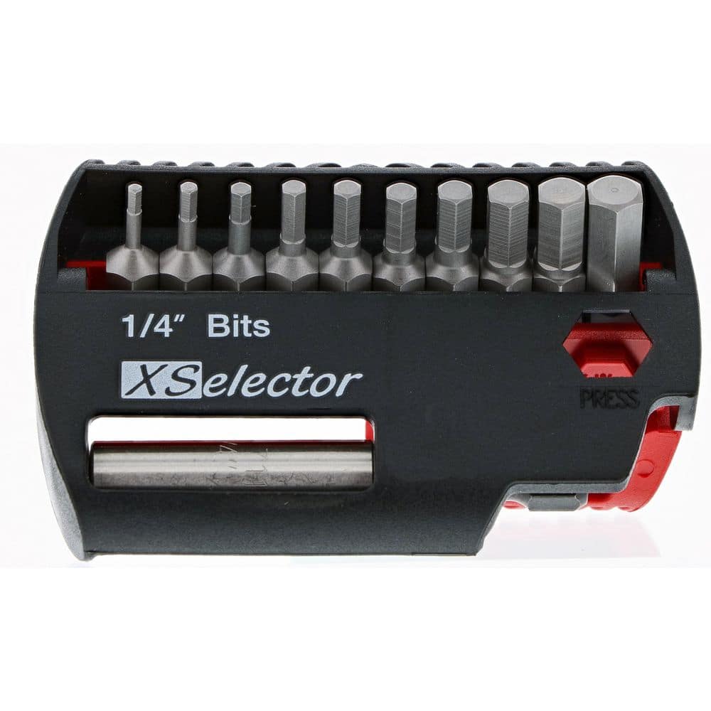 Hex XSelector and Magnetic Bit Holder Set-1/16-1/4 (11-Piece) - Image 1