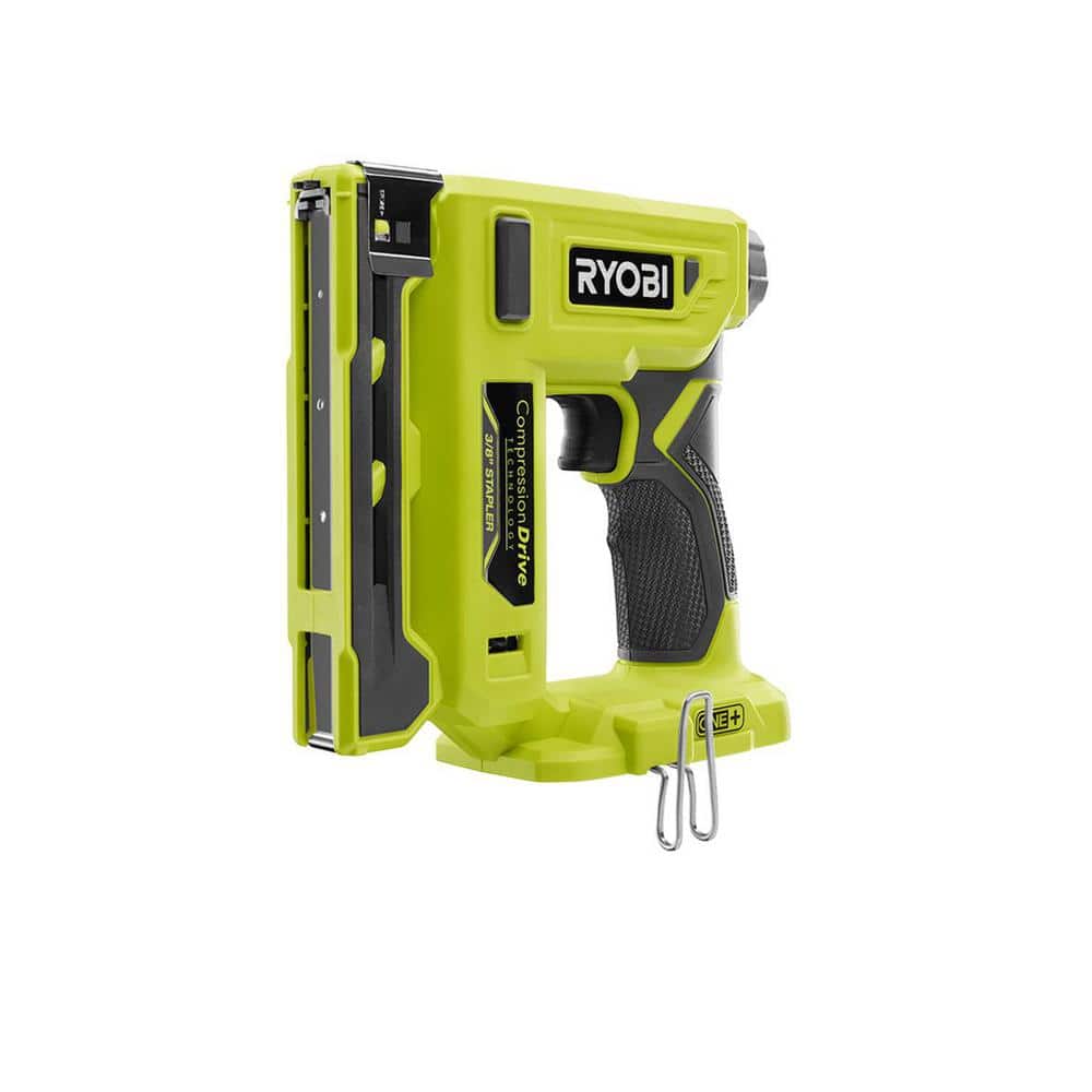 Ryobi 18-Volt ONE+ Cordless Compression Drive 3/8 in. Crown Stapler (Tool Only) P317 - Image 1