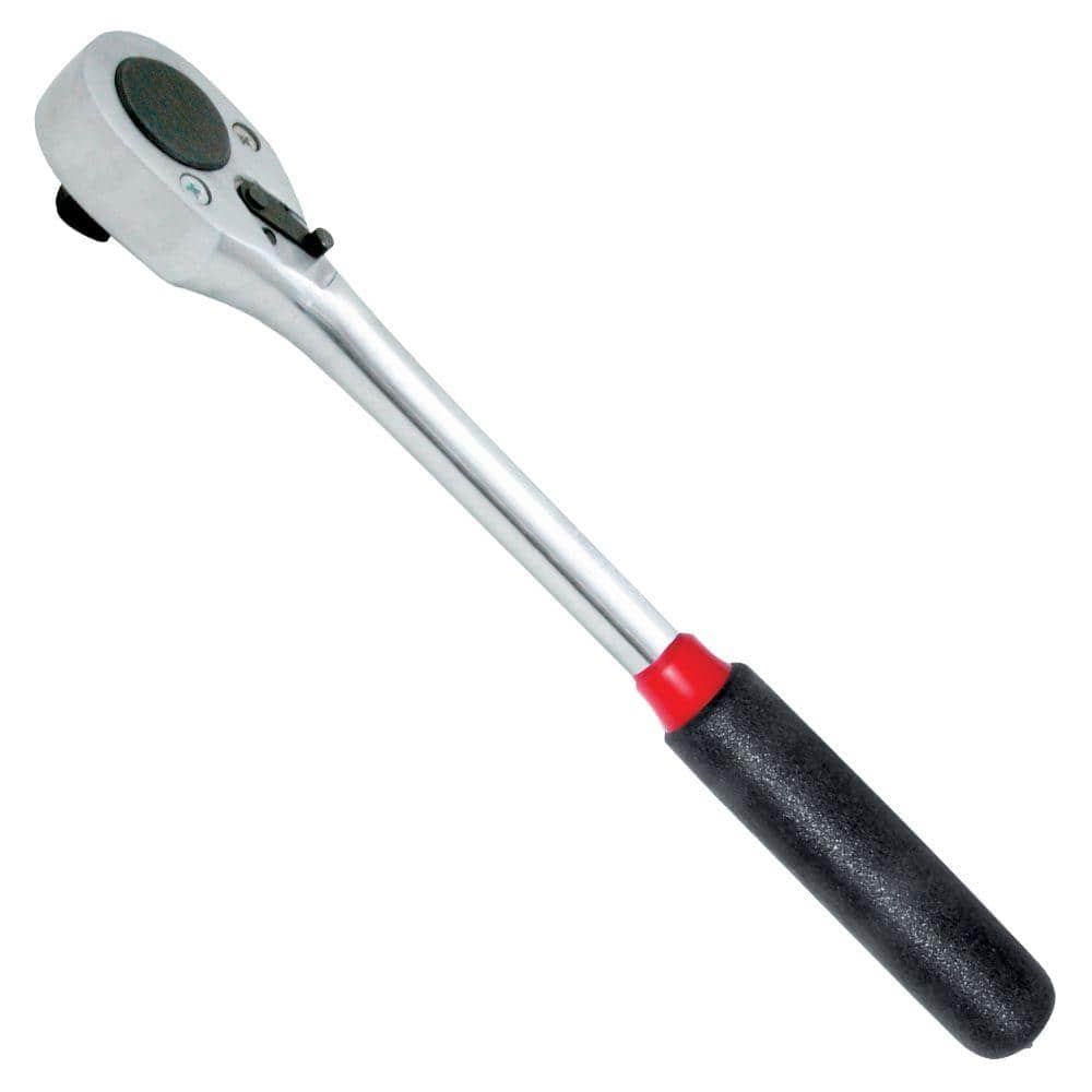 3/4 in. Drive Reversible Chrome Ratchet Rubber Grip - Image 1