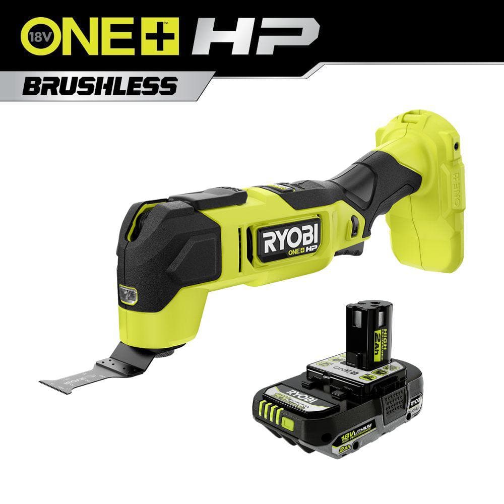ONE+ HP 18V Brushless Cordless Oscillating Multi-Tool with 2.0 Ah HIGH PERFORMANCE Battery - Image 1