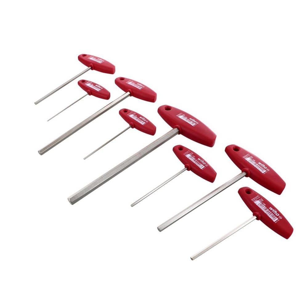 Wiha Hex Metric T-Handle 8 Pc. Set - Image 1