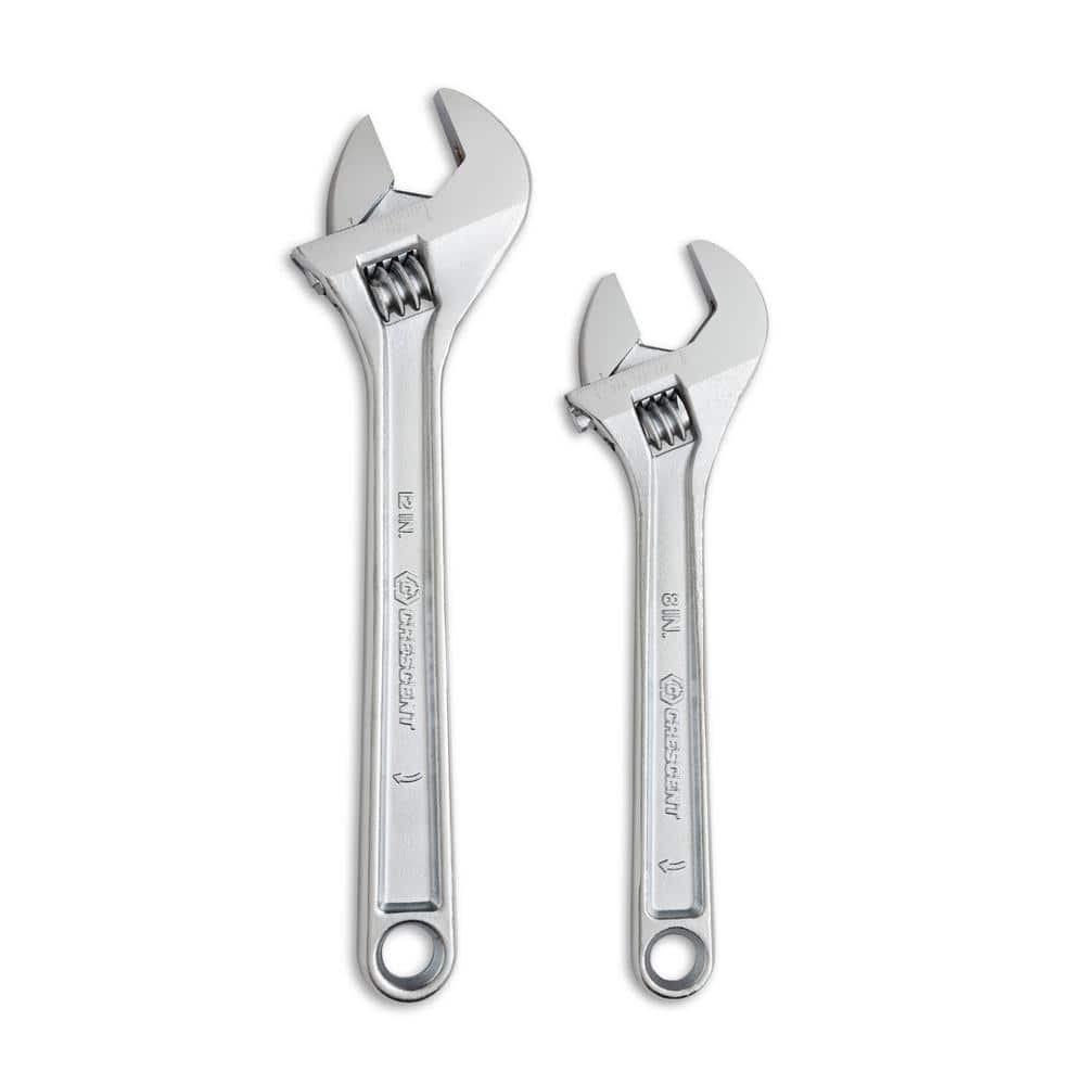 Crescent Adjustable Wrench 8in & 12in Set 2pc - Image 1