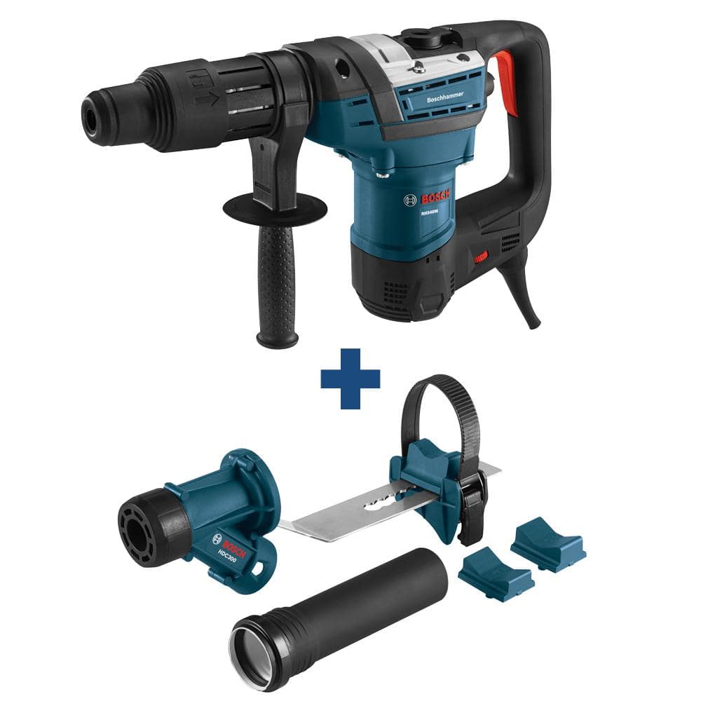 12 Amp 1-9/16 in. Corded Variable Speed SDS-Max Combination Rotary Hammer Drill, Bonus SDS-Max/Spline Dust Attachment - Image 1