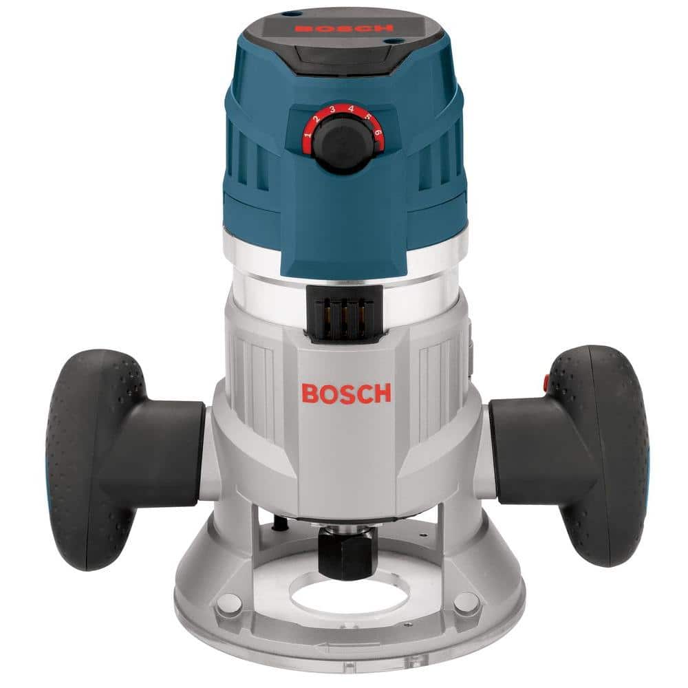 15 Amp 3-1/2 in. 2.3 HP Corded Electric Variable Speed Fixed Base Router Kit with Trigger Control - Image 1
