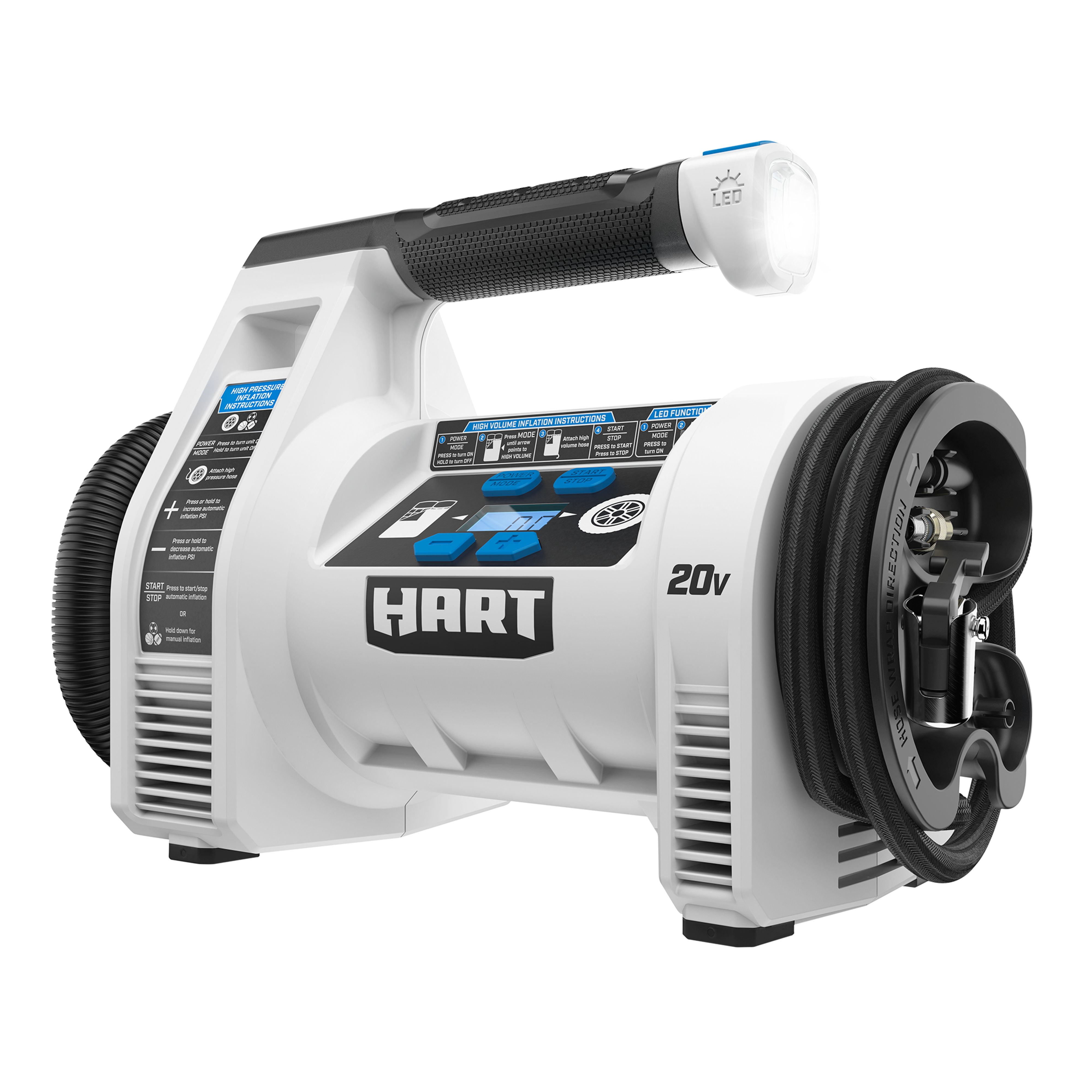 HART 20-Volt Cordless Dual Function Digital Inflator (Battery Not Included) - Image 1