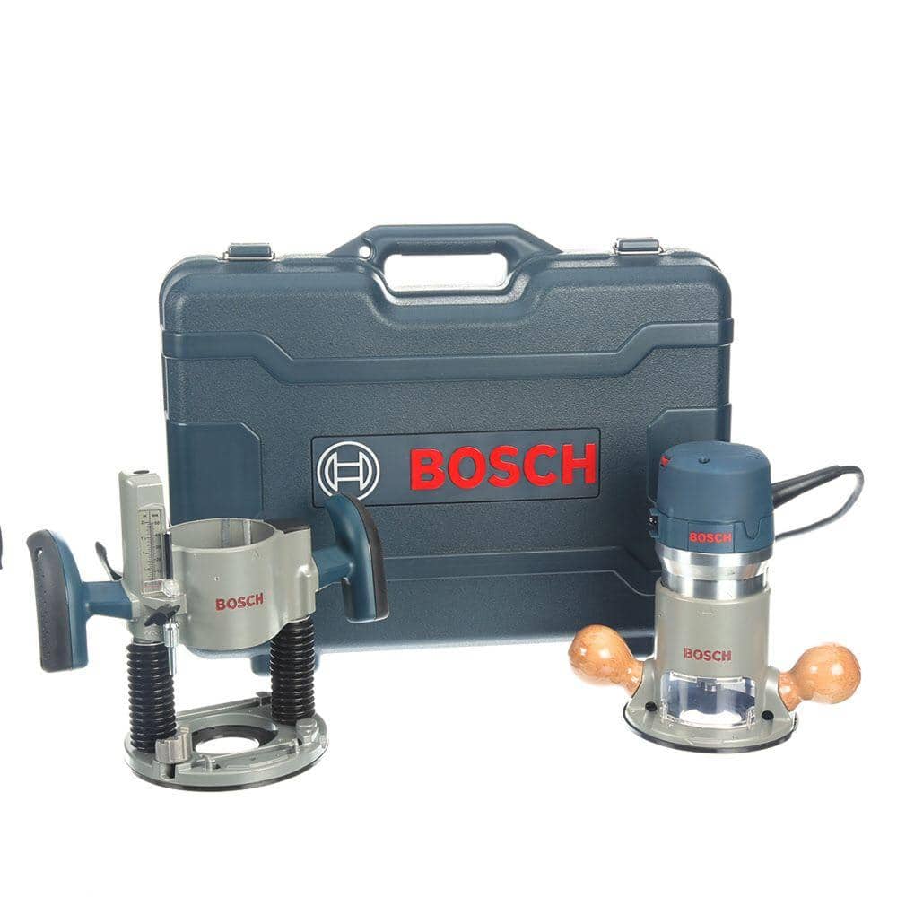 Bosch 1617EVSPK 2.25 HP Combination Plunge- and Fixed-Base Router - Image 1