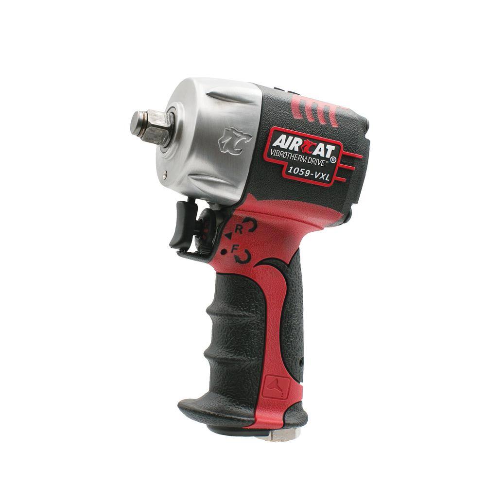 AIRCAT Pneumatic Tools 1059-VXL: 3/8-Inch Vibrotherm Drive Composite Compact Impact Wrench 750 ft-lbs of Torque - Image 1