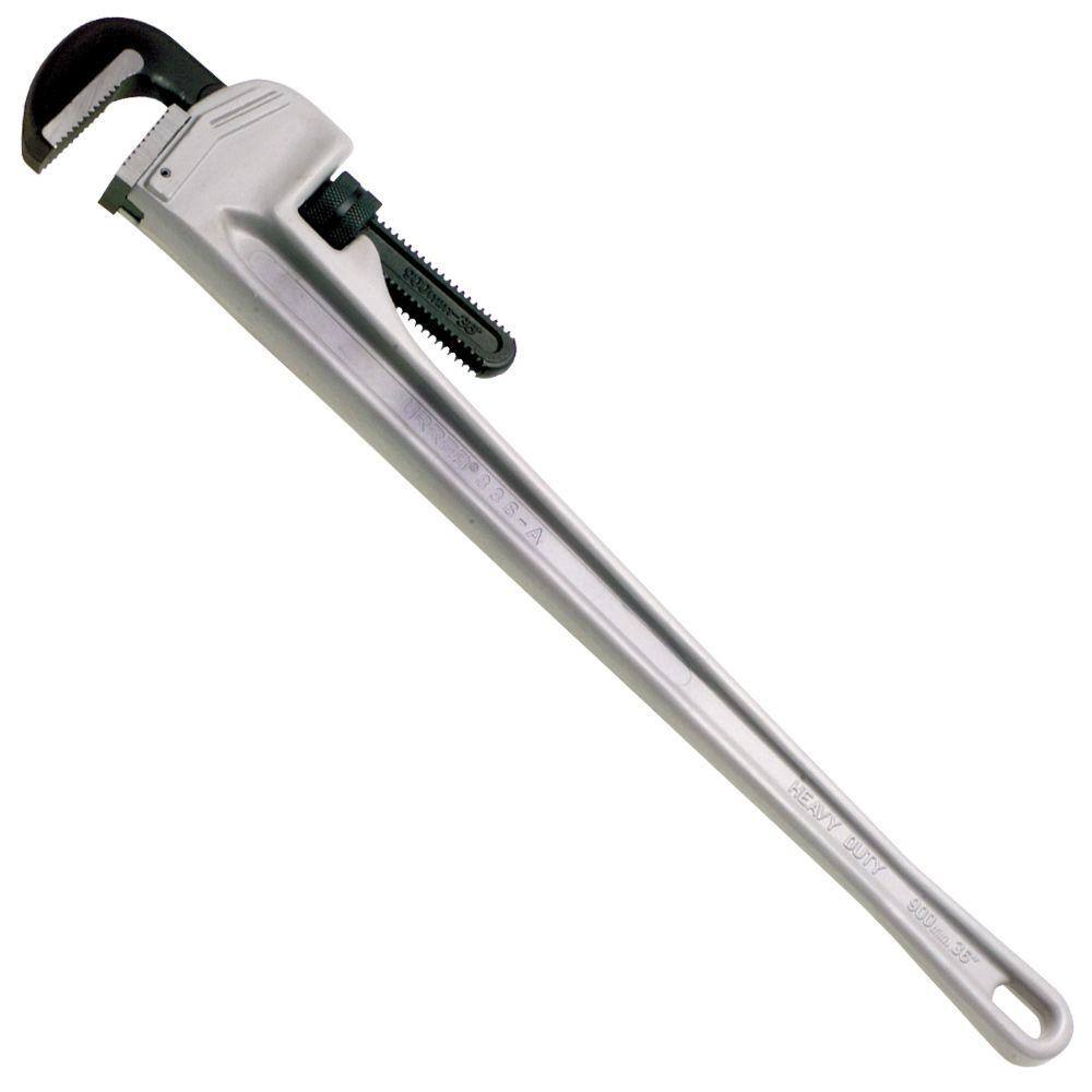 10 in. Long Aluminum Pipe Wrench - Image 1