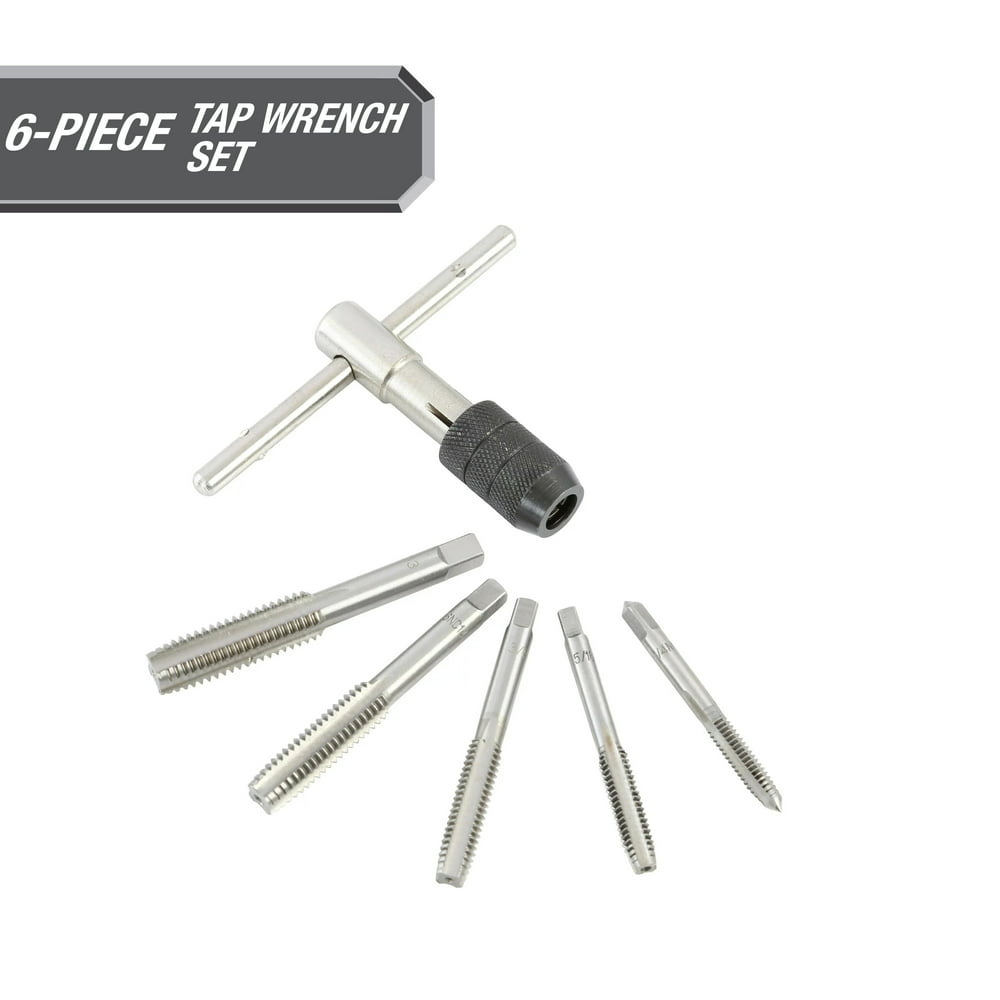 Hyper Tough Adjustable Tap Wrench Set, 6-Piece - Image 1