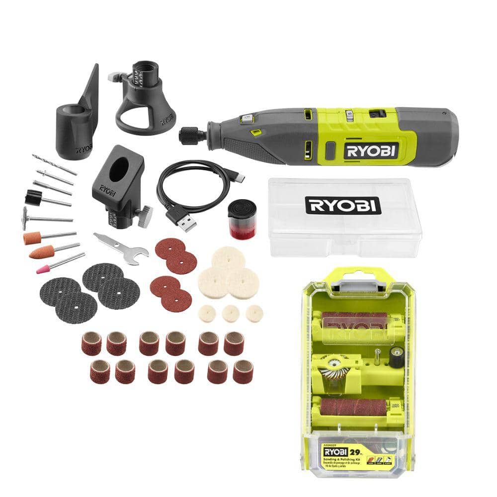12V Cordless Rotary Tool Kit with Rotary Tool 29-Piece Sanding and Polishing Kit (For Wood, Metal and Plastic) - Image 1