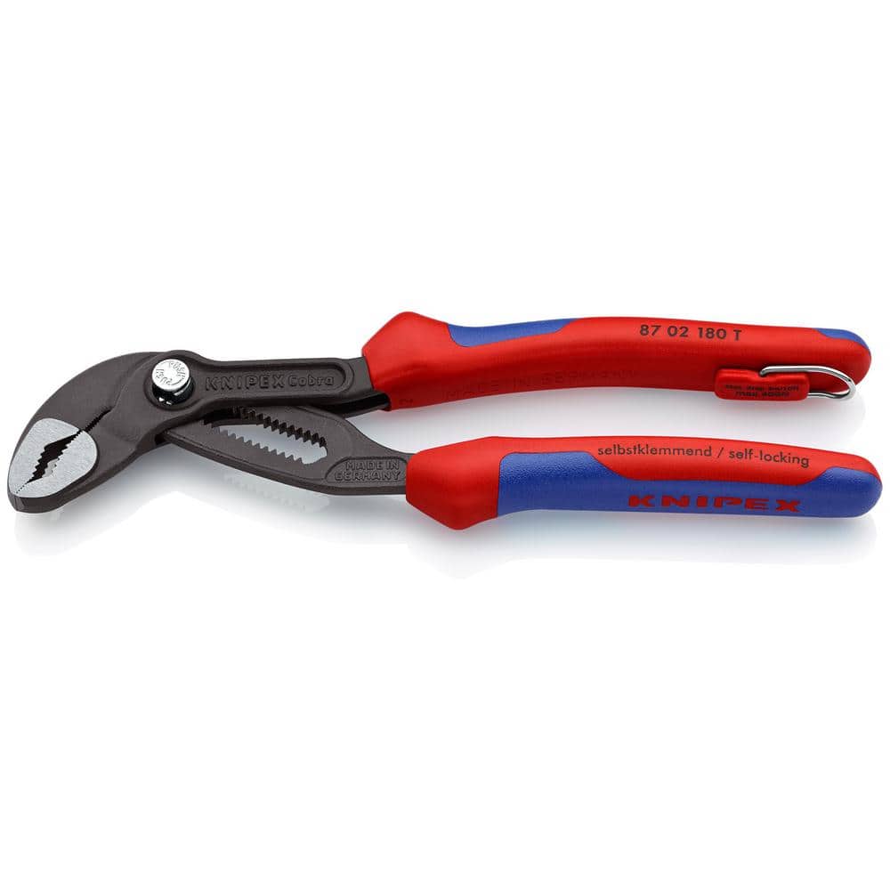 7-1/4 in. Cobra Pliers with Dual-Component Comfort Grips and Tether Attachment - Image 1
