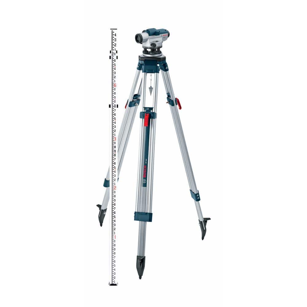 8 in. Automatic Optical Level Kit with 26x Magnification Power Lens (5-Piece) - Image 1