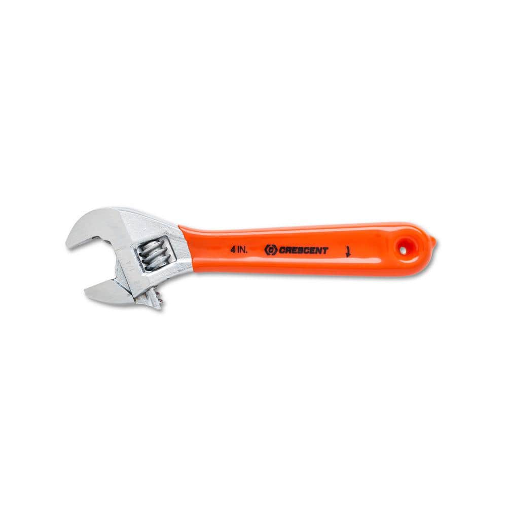 Crescent 4" Adjustable Cushion Grip Wrench - Carded - AC24CVS - Image 1