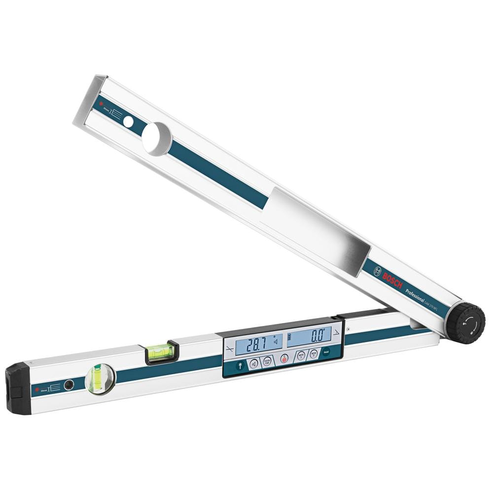 Miter Finder Digital Angle Finder Features Inclinometer, Miter Cut Calculator, Protractor, Digital Level with Case - Image 1