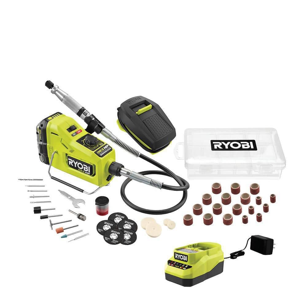 ONE+ HP 18V Brushless Cordless Rotary Tool Kit with 2.0 Ah HIGH PERFORMANCE Battery and Charger - Image 1