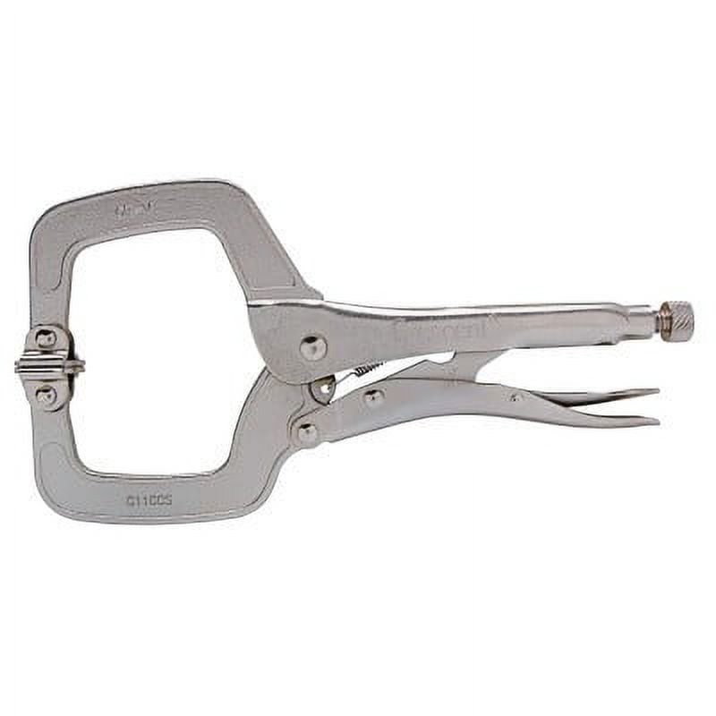 Crescent C11CCSVN - 11" Swivel Tips C-Clamp Jaws Locking Pliers (Carded) - Image 1