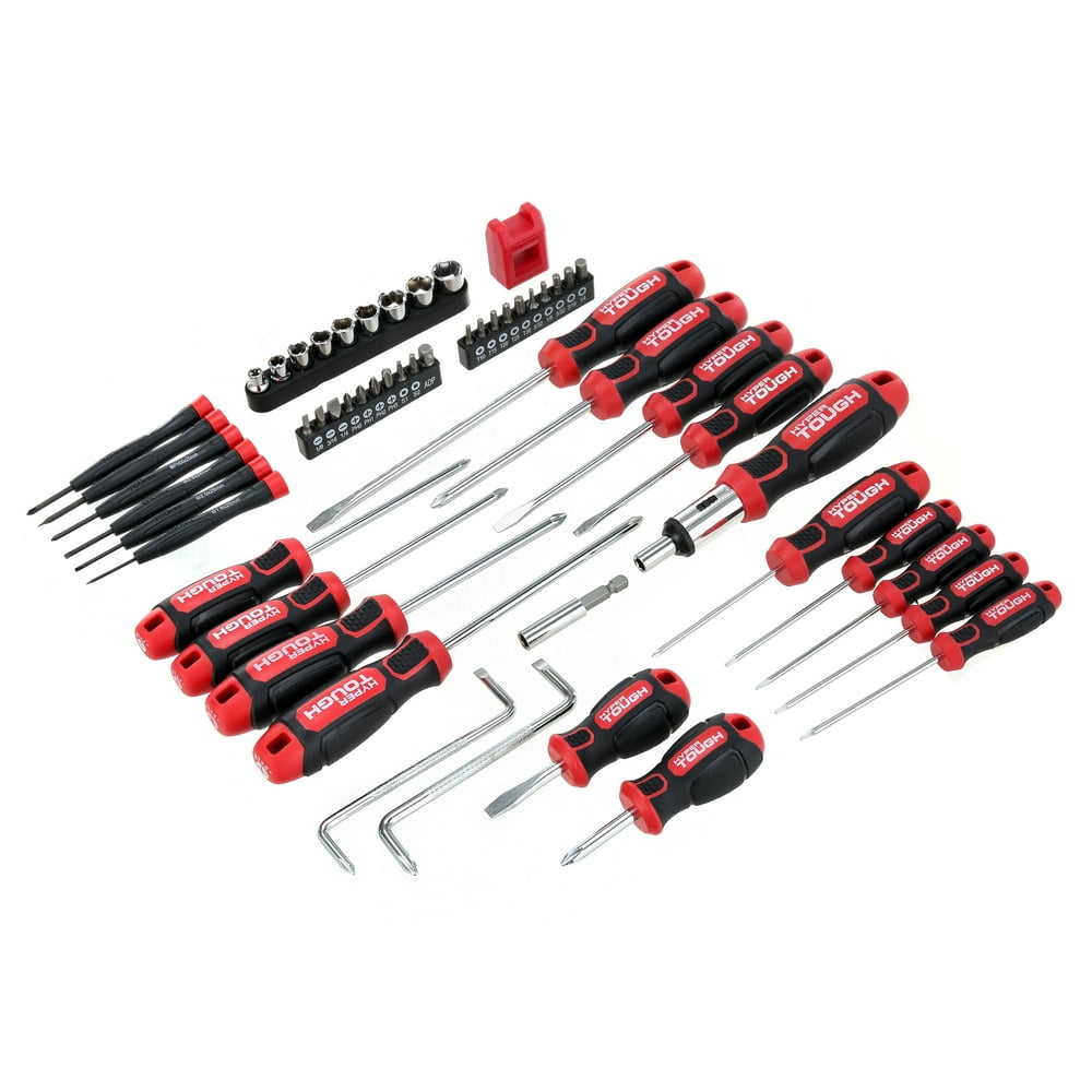 Hyper Tough 55 Piece Multi-Type Screwdriver Set - Image 1