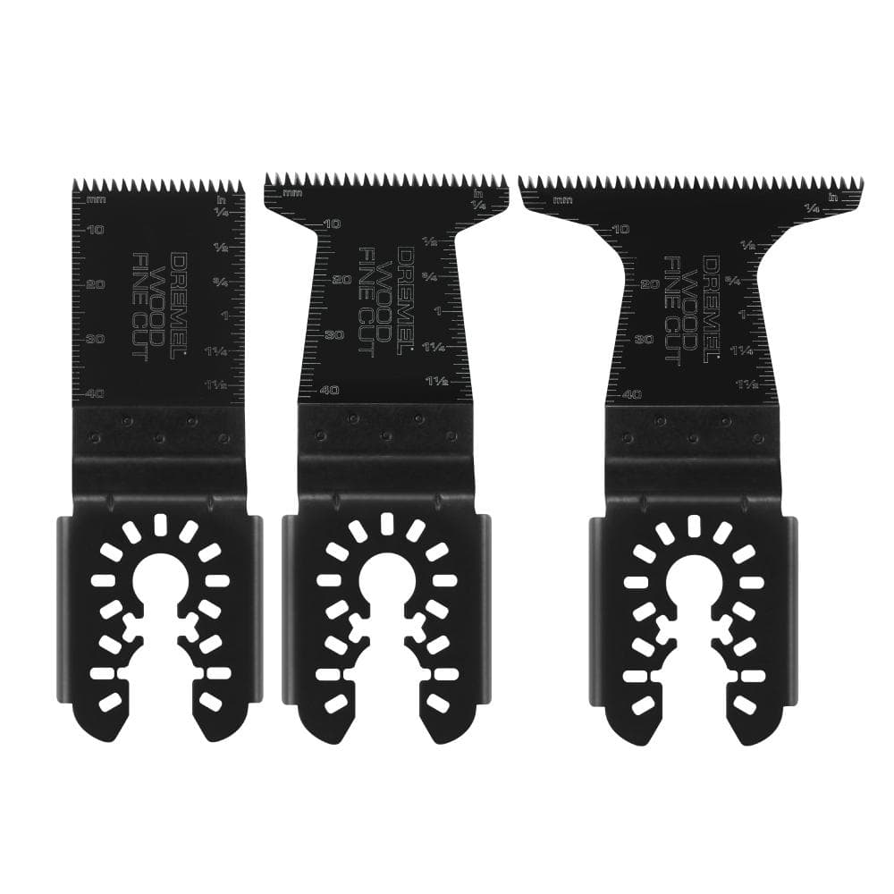 Dremel Wood Fine Cut Oscillating Blade Set 3pc - Image 1