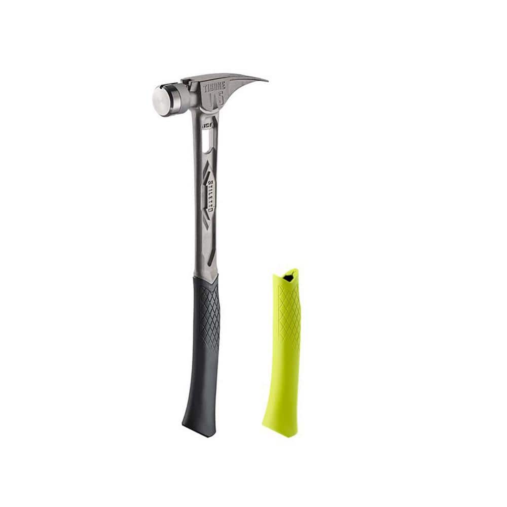 15 oz. TiBone Smooth Face with Curved Handle with Yellow Replacement Grip (2-Piece) - Image 1