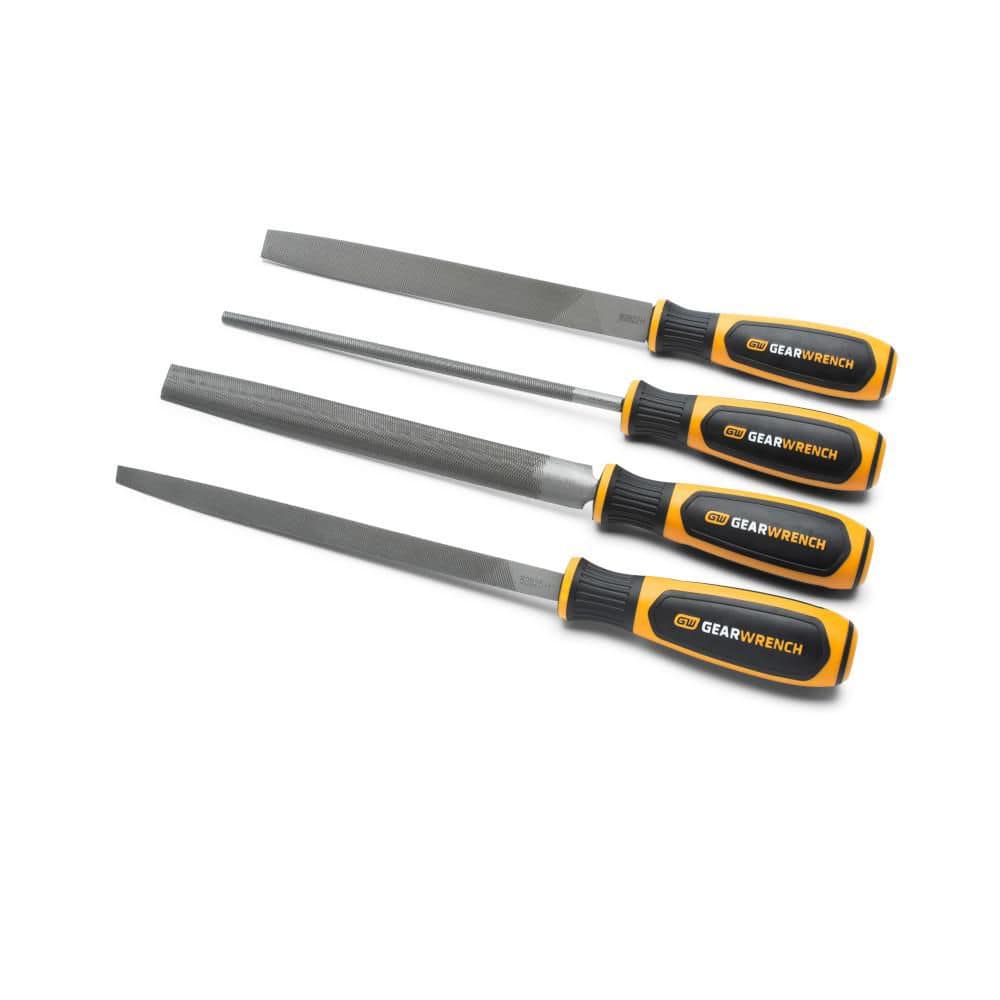 GEARWRENCH 8inch Bastard File Set 4pc - Image 1