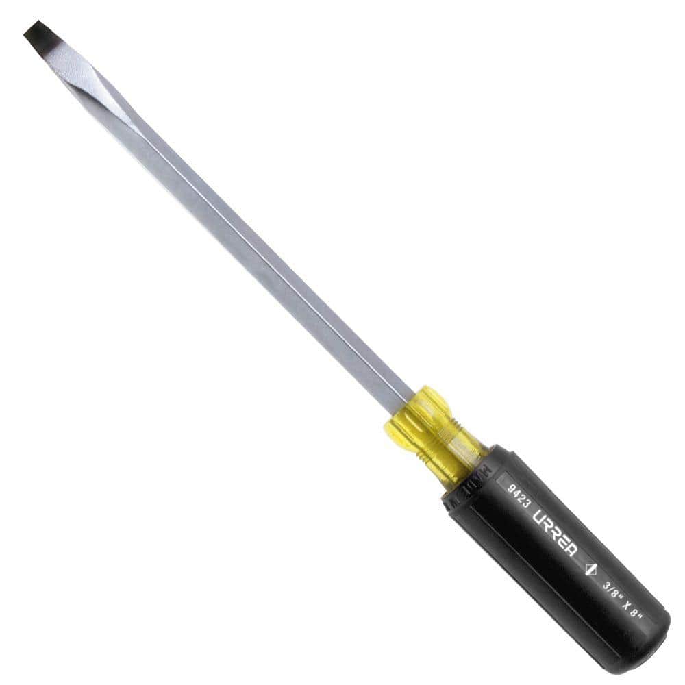 6 in. Long Square Shank Flat Tip Cushion Grip Screwdriver - Image 1