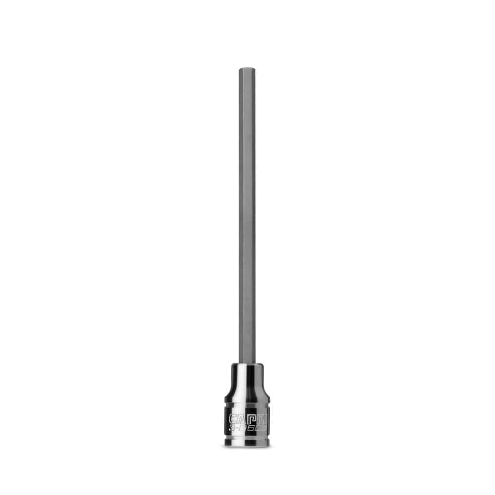 Capri Tools 3-0605 Long 4 mm Hex Bit Socket, 1/4-Inch Drive, Metric - Image 1