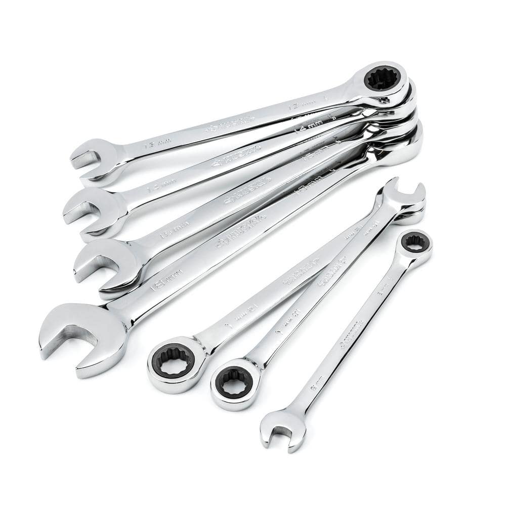 Ratcheting MM Combination Wrench Set (7-Piece) - Image 1
