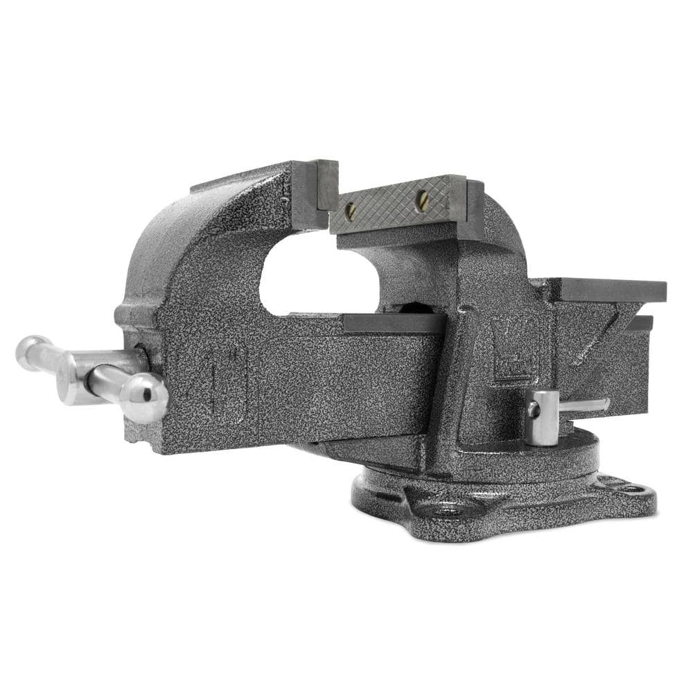 4 in. Heavy-Duty Cast Iron Bench Vise with Swivel Base - Image 1