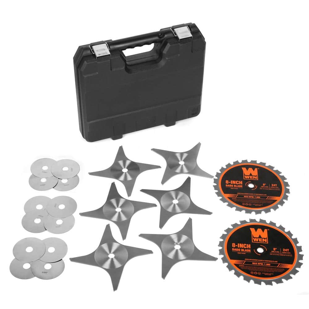 8 in. 24-Tooth Carbide-Tipped Stacked Dado Blade Set for 10 in. Table Saws - Image 1