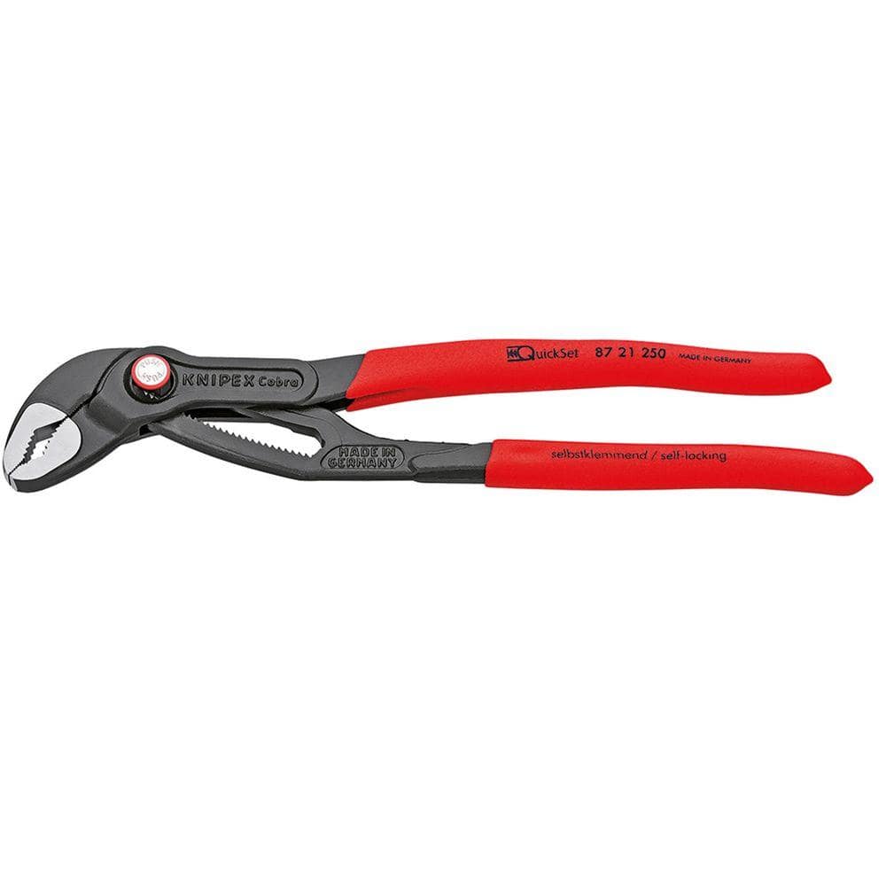 10 in. Cobra Pliers with Quick Set Functionality - Image 1