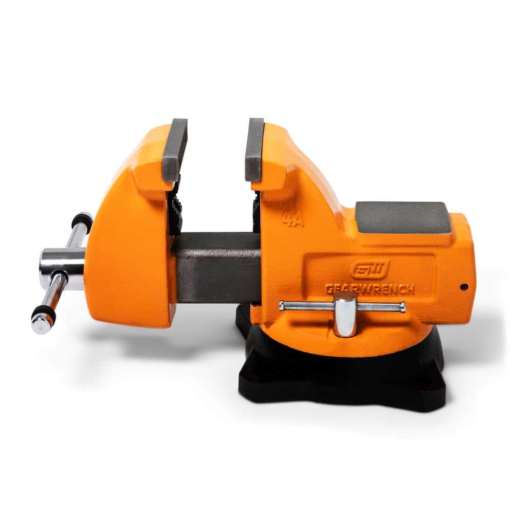4 in. Heavy-Duty Vise with Swivel Base and Anvil Surface - Image 1