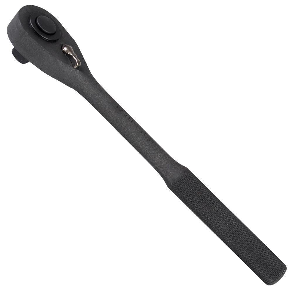 1/2 in. Drive Reversible Chrome Ratchet Black Finish - Image 1
