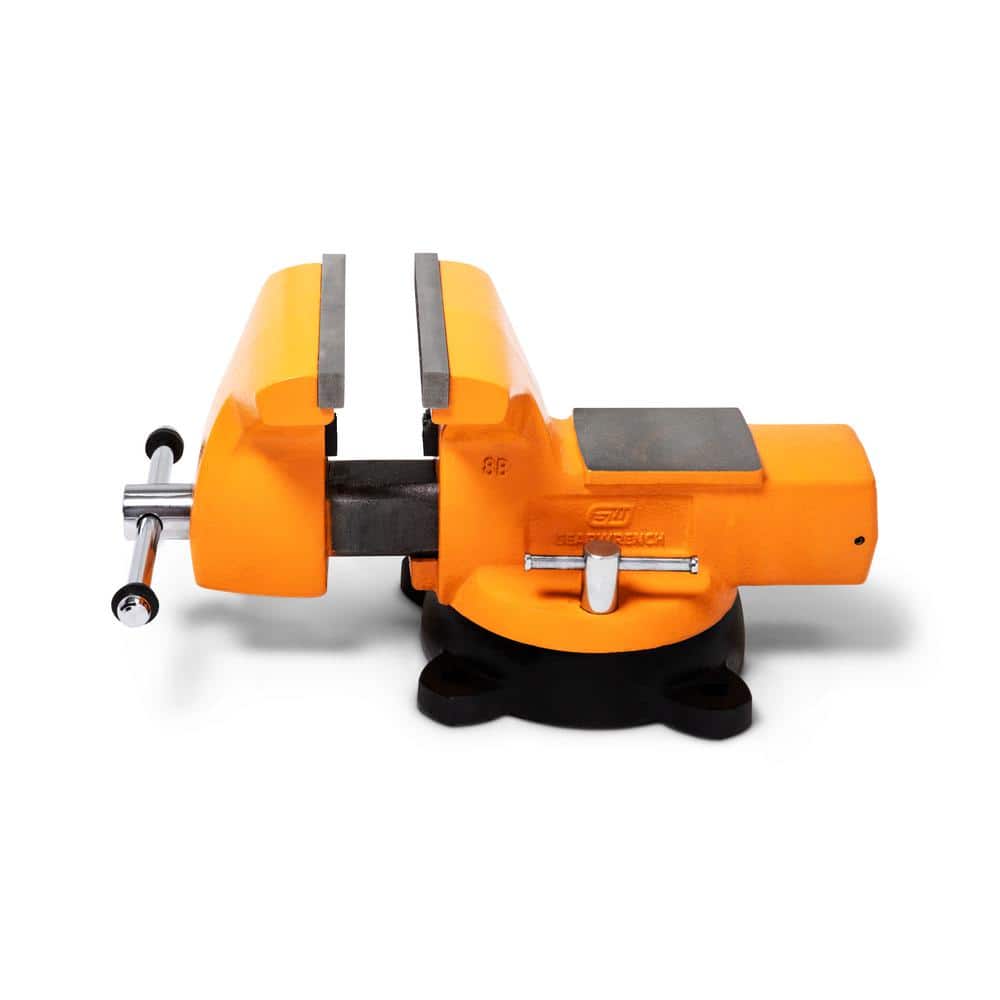 8 in. Heavy-Duty Vise with Swivel Base and Anvil Surface - Image 1
