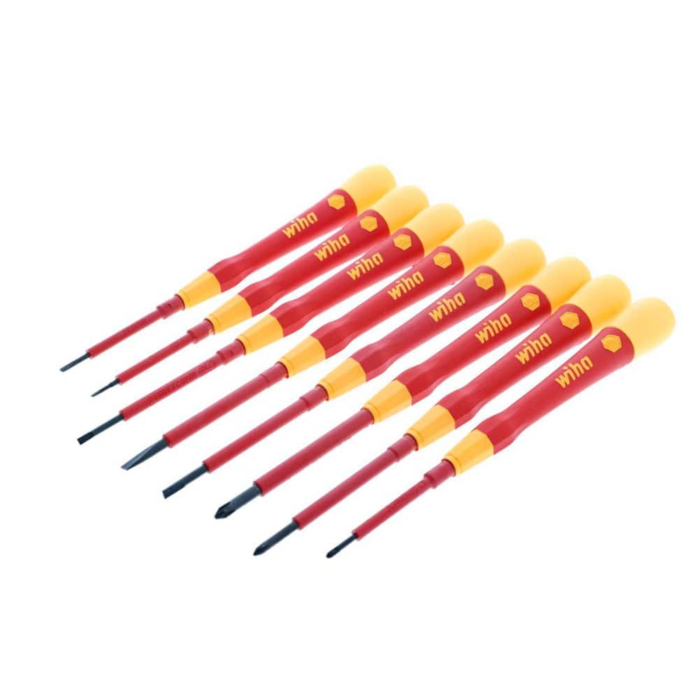 Wiha Insulated Screwdriver Set 8pc - Image 1