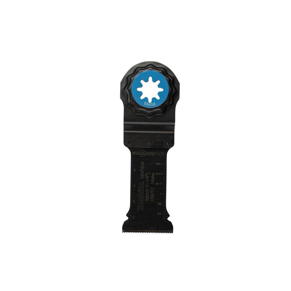StarlockPlus Oscillating Multi-Tool 1-1/4 in. Hard Metal with Tungsten Carbide Teeth Plunge Cut Blade for Metal Cutting - Image 1