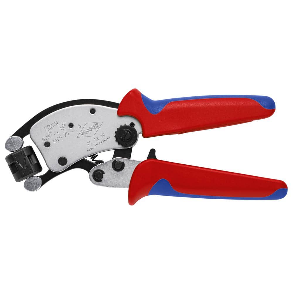 8 in. KNIPEX Twistor T Self-Adjusting Crimping Pliers for Wire Ferrules - Image 1