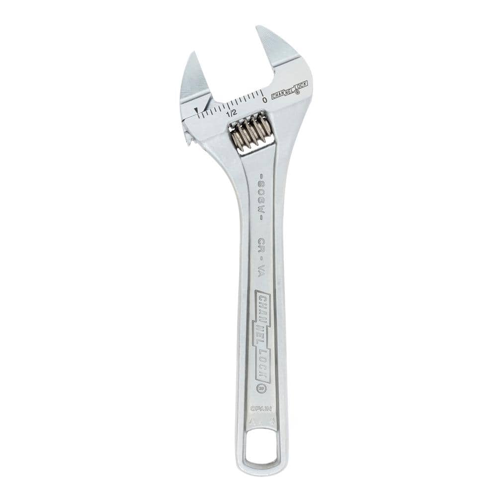 Channellock 6 Inch Vanadium Steel Extra Slim Jaw Adjustable Wrench - Image 1