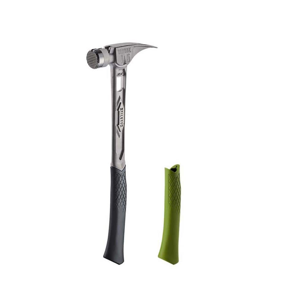 15 oz. TiBone Milled Face with Curved Handle with Green Replacement Grip (2-Piece) - Image 1